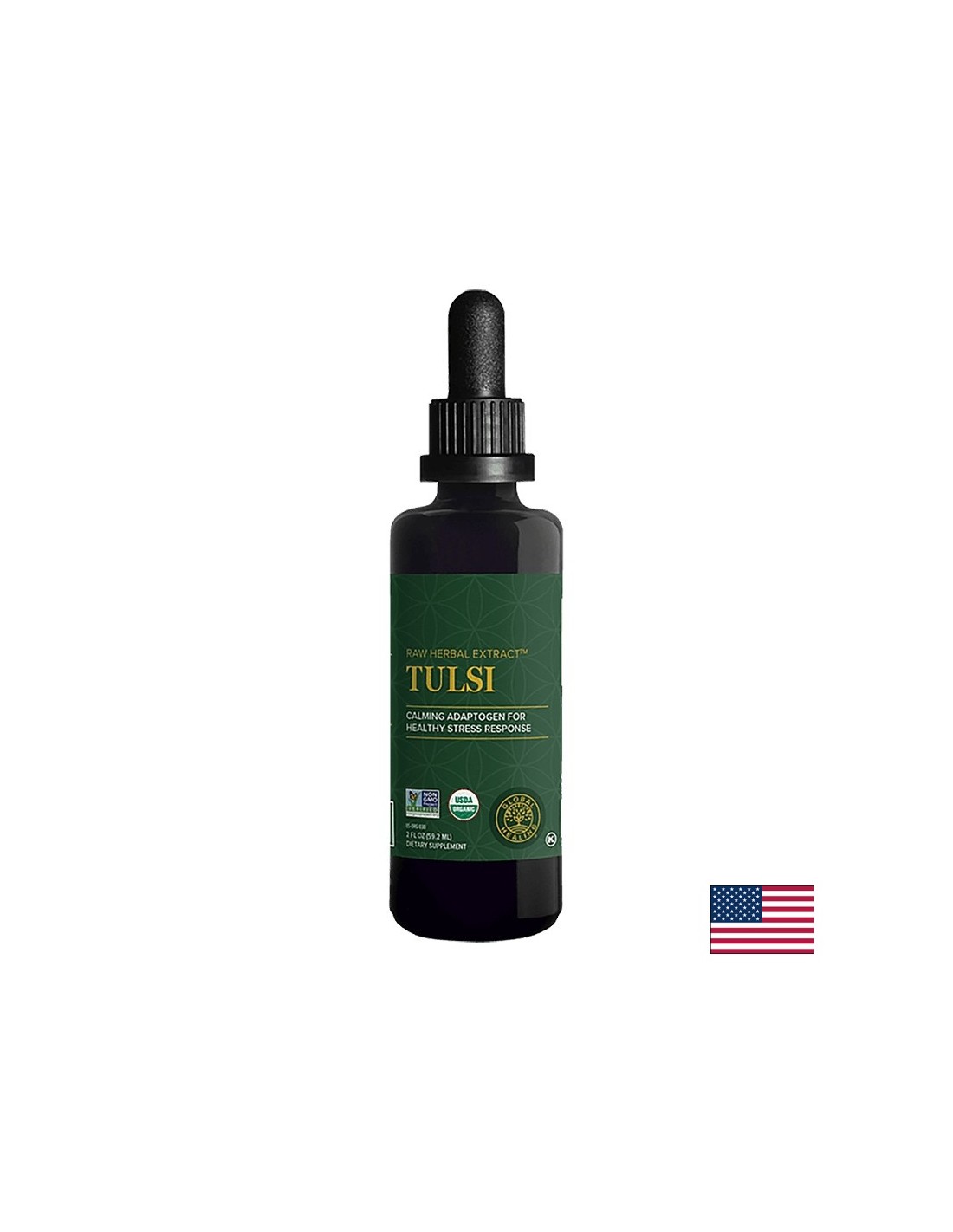 Стрес – Тулси (Свещен босилек), капки 59.2 ml, Global Healing