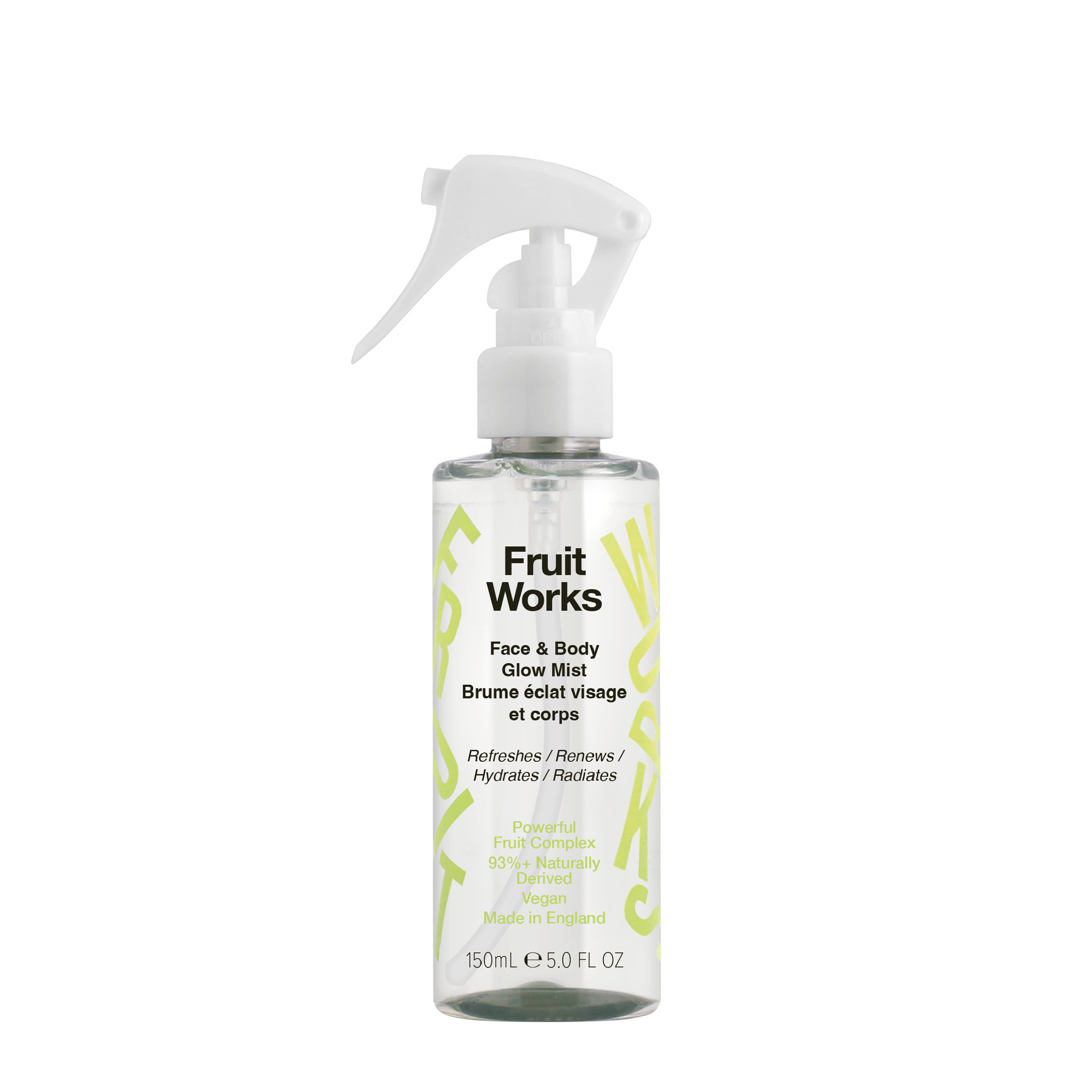 FRUIT WORKS, Мист за лице и тяло, 150 мл FRUIT WORKS, Мист за лице и тяло, 150 мл