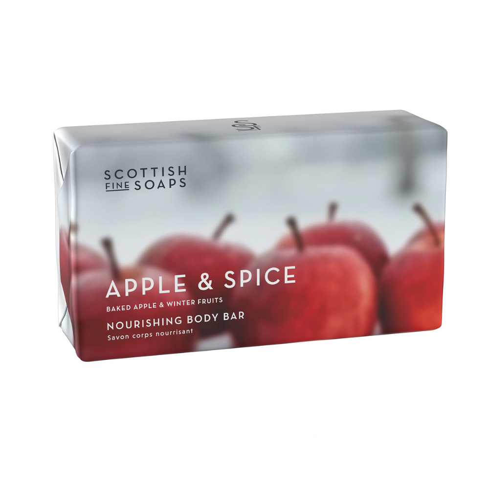 SCOTTISH FINE SOAPS, Луксозен сапун "Ябълка и Канела", 220 г SCOTTISH FINE SOAPS, Луксозен сапун "Ябълка и Канела", 220 г