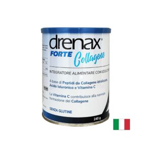 Drenax®Forte, Колагенови пептиди, хиалуронова киселина и витамин С, 240 g, прах