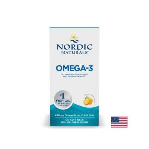Nordic Naturals Омега-3 мастни киселини EPA и DHA софтгел капсули My Flame