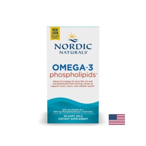 Nordic Naturals Омега-3 от фосфолипиди от хайвер софтгел капсули My Flame