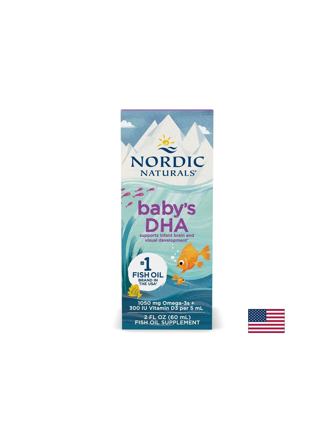 omega-3-za-bebeta-i-deca-vitamin-d3-razvitie-na-mozaka-i-zrenieto-1050-mg-60-ml Nordic Naturals Омега-3 за бебета и деца с витамин D3 течна добавка My Flame