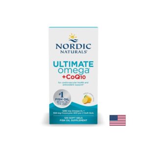 Nordic Naturals Ултимат Омега-3 и коензим Q10 софтгел капсули My Flame