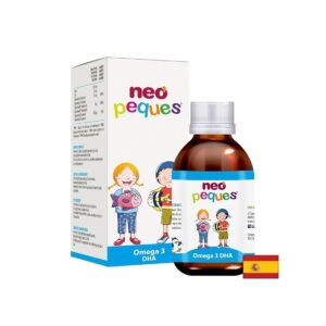Детски сироп с Омега-3 DHA и витамини А, Е и D3 Neo Peques