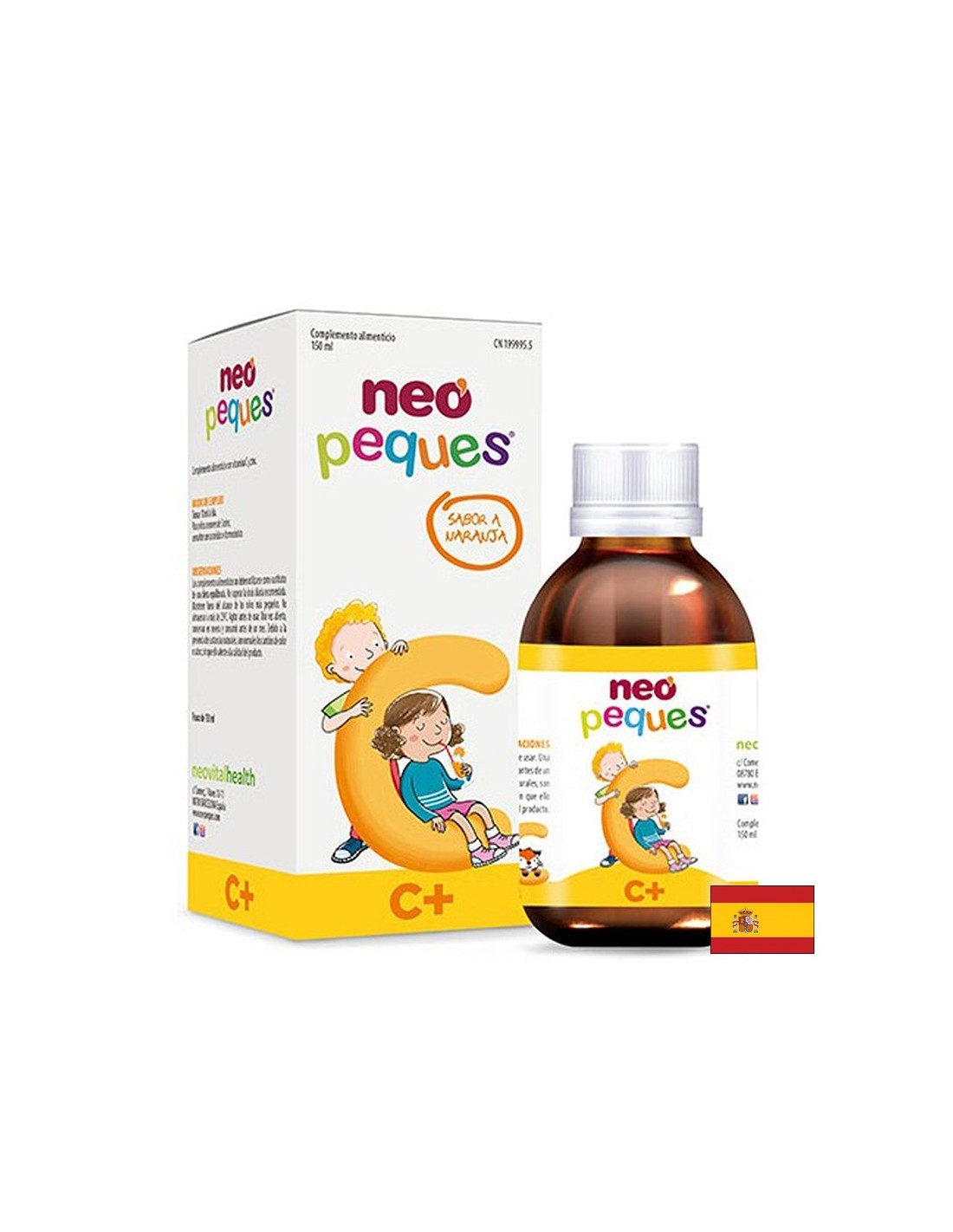 sirop-s-vitamin-c-i-cink-imunna-zasshita-pri-deca-150-ml Детски имунен сироп с витамин C и цинк Neo Peques C+