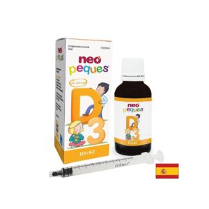 Детски капки с витамин D3 и K2 Neo Peques със спринцовка-дозатор