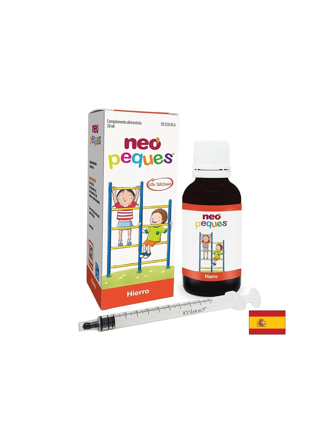 zhelyazo-lipofer-kapki-za-deca-pri-anemiya-30-ml Детски капки с липозомно желязо Neo Peques Hierro със спринцовка-дозатор